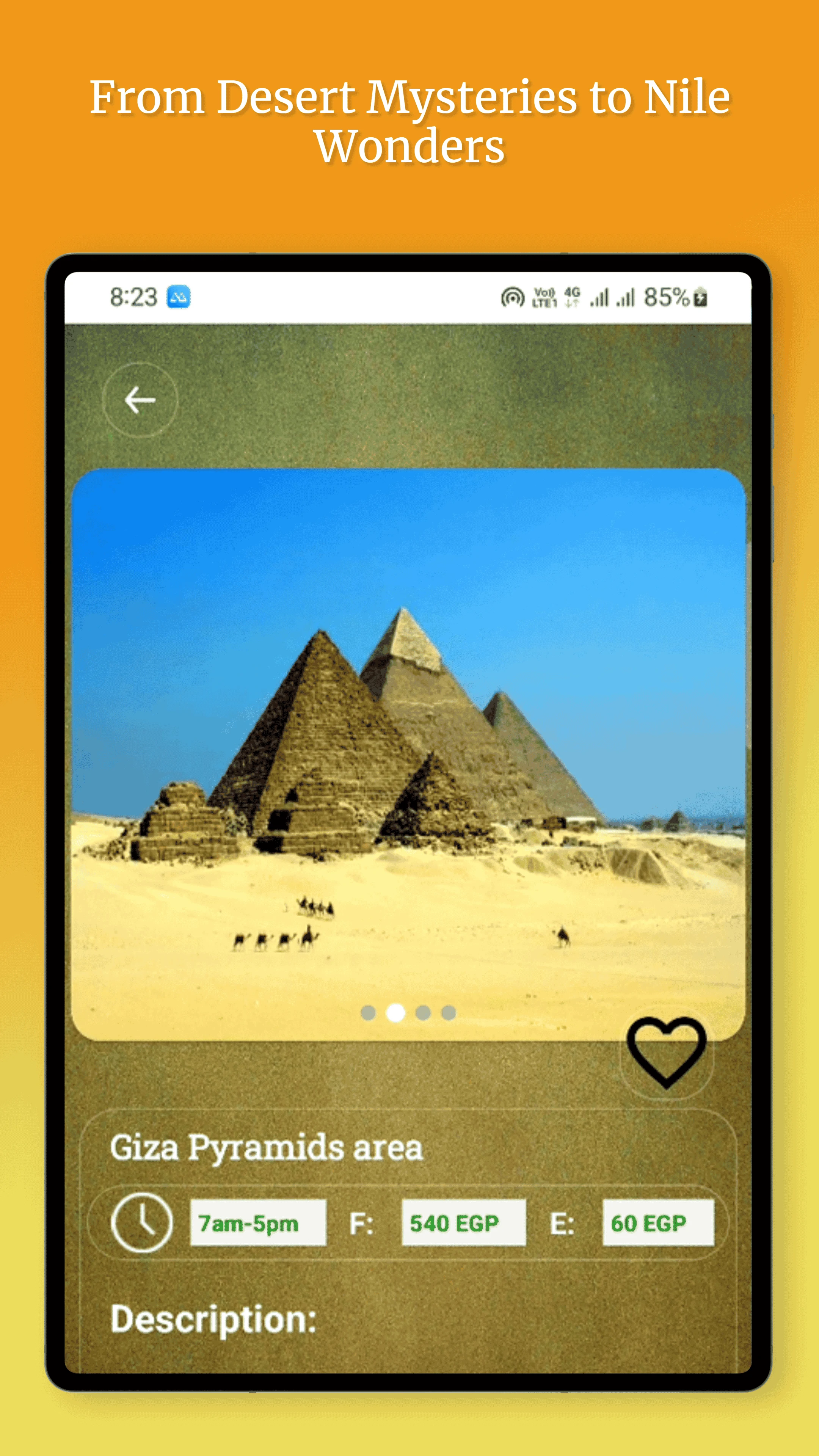 Explore Egypt screenshot