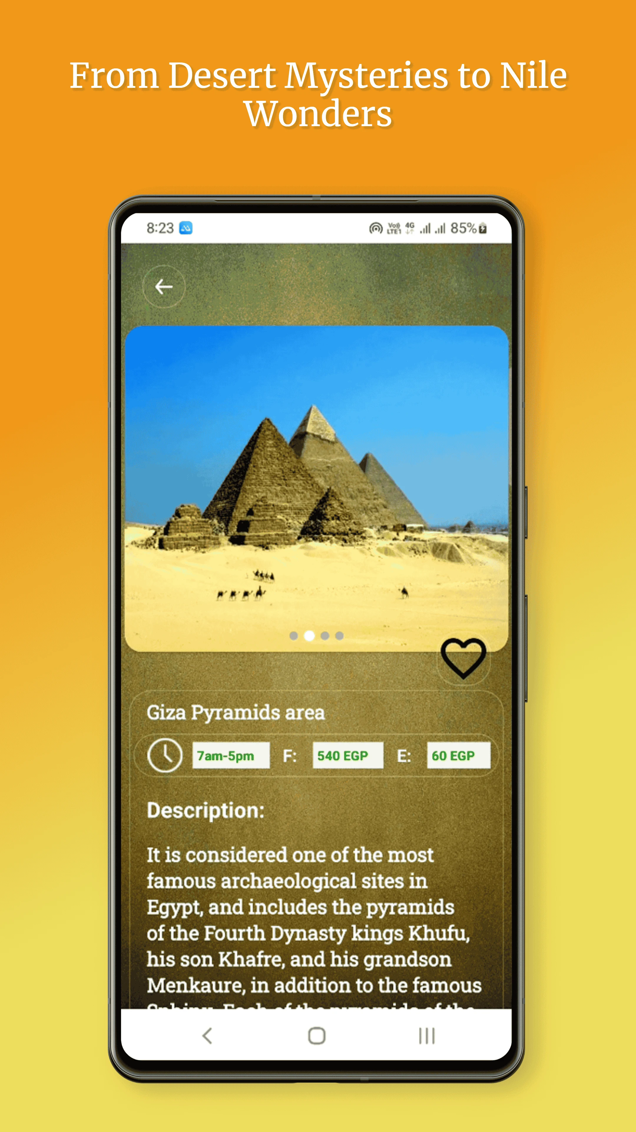 Explore Egypt screenshot